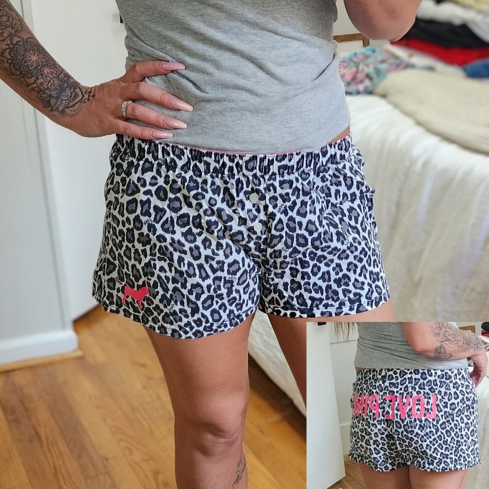 💘 Victoria's Secret PINK | Leopard Print Pajama